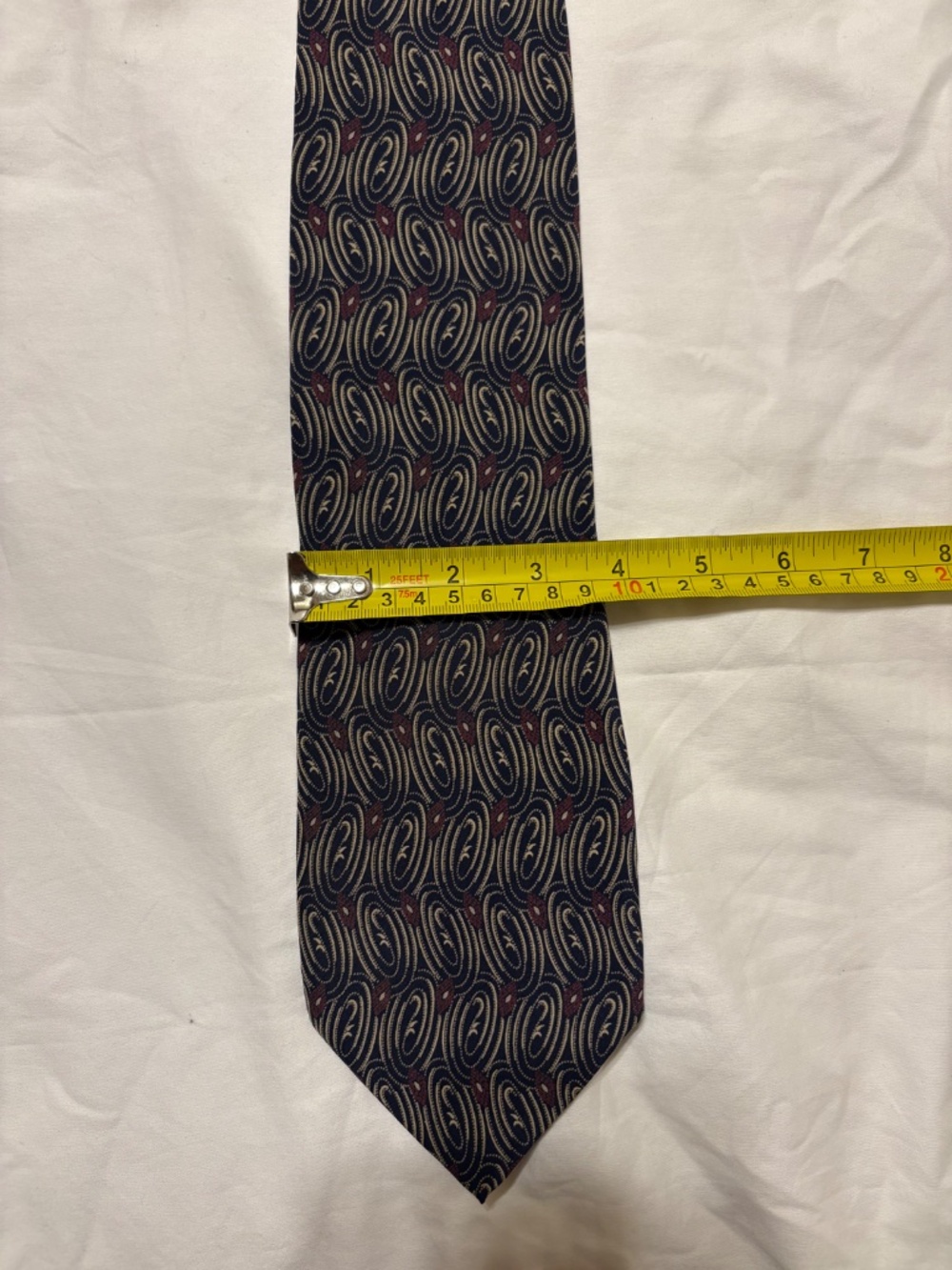 Archival 1989 Giorgio Armani Cravatte 100% Pure Silk Tie - Made in Italy - Picture 4 of 6